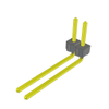 Headers, Male Pins - 612-TSW-102-12-T-S-RA-ND - DigiKey