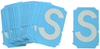 Brady Bradyglo Letter Label - Printed Msg = S - 6002-S - 754473-84077 - R. S. Hughes Company, Inc.