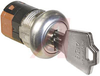Switch, Keylock; SP; 250VAC; 2A; Keypull POS 1,2,3; Solder lug - 70128593 - Allied Electronics, Inc.