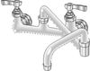 S-16 Series, 8"" O.C. Faucet, 18"" swing spout (T&S) -- S-16 - Image