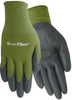 Red Steer Eco-Fiber 1153 Black/Green Small Bamboo Full Fingered Work & General Purpose Gloves - Nitrile Palm Only Coating - Smooth Finish - 046065-11531 - 046065-11531 - R. S. Hughes Company, Inc.