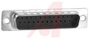 connector,d-sub,plug crimp housing w/ground indents,tin plated,for 25 crimp pin - 70172288 - Allied Electronics, Inc.