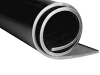 1 in. Gauge Thickness and 48 in. Width IM-166 Series (Styrene-Butadiene) - Black Sheet -- 166-64-484 - Image