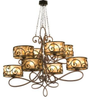 5413AC/MICA Large Chandeliers-Drum Shade - 424098 - Capital Lighting, Inc.