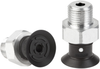 Flat suction cup (round) for careful gripping of paper, plastic film, etc. SGPN 15 FPM-65 G1/8-AG - 10.01.01.12921 - Schmalz Inc.