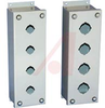 ENCLOSURE; PUSH BUTTON (2); STEEL; NEMA12/13; 22.5MM HOLE; 5.75HX3.25WX2.75D IN - 70148095 - Allied Electronics, Inc.