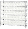 Open Wire Shelving, 6Shelves, 40Bin, Clr; Shelving Unit Type Quantum Storage - 42AC7425 - Newark, An Avnet Company
