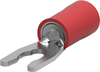 Terminal, Spade/fork, #6, Crimp, Red; Product Range Amp Te Connectivity - 29AC0134 - Newark, An Avnet Company