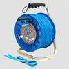 Test lead 200 m for earth resistance measurements (on a reel) blue -- WAPRZ200BUBBSZ
