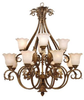 Large Chandeliers-Glass Shade - 319145 - Light Center (The)