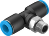 Push-in T-fitting - QST-1/8-8-50 - Festo Corporation