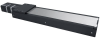 Motorized, ball-screw driven, covered linear stage, 150 mm travel, integrated motor encoder and controller, fine resolution, low speed, inline drive -- X-LRQ150HL-E01C - Image