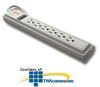 APC 6 Outlet Surge Protector - APC-P6 - TelephoneStuff.com