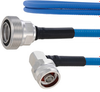 Plenum Low PIM 7/16 DIN Female to RA N Male Cable SPP-250-LLPL Coax in 100 cm Using Times Microwave Parts and RoHS - FMCA1914-100CM - Fairview Microwave Inc.
