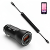 Fast Car Charger and USB C Cable for Honeywell Mobile Computer by AGOZ -- AG-QC38W-CAR_HW-GBSC - Image
