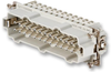 Rectangular Power Connector, Insert, He Series, Screw, Plug, 24, Pin Rohs Compliant Weidmuller -- 50M6092