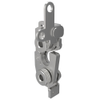Rotary Push-to-Close Latch, Large Size, Two Stage, Two Point Lever, M6 X 1 Thread, Stainless Steel, Passivated, Natural - R4-30-42-301-20 - Southco