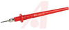 Test prod, ABS treaded replaceable tip,solderless connection, red 4 in handle - 70209832 - Allied Electronics, Inc.