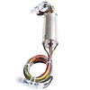 Ingiant photoelectric rotary joint out diameter 54mm with 3 channels optical fiber and 30 channels electrical