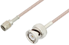 Reverse Polarity SMA Male to BNC Male Cable 12 Inch Length Using RG316 Coax - PE3C3413-12 - Pasternack