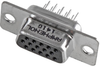 Standard D Sub Connector, High Density, Hd Series, De, Receptacle, 15, Steel Body, Through Hole Rohs Compliant Amphenol - 45X4602 - Newark, An Avnet Company