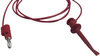 Test Lead, Minigrabber, Hook Clip To 4Mm Banana Plug, Red, 60 V, 5 A, 1.524 M Rohs Compliant Pomona - 51X2035 - Newark, An Avnet Company