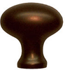 Solid Brass Egg 1-1/4 Inch Cabinet Knob, Oil .. - 817122 - HardwareSource, Inc.