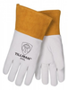 Tillman White/Gold Medium Grain Kidskin Kevlar/Leather Welding Glove - Straight Thumb - TILLMAN 24C MD - TILLMAN 24C MD - R. S. Hughes Company, Inc.