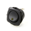 OptiFuse R13-135-B2-02-AMBER, Round LED Rocker Switch, Square Face Plate, 16A, On-Off, SPST -- 47694 - Image