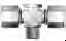 DIN Bite Type Tube Fitting - DHBT-G/M High Pressure Banjo Tee - Image