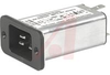 Filter Inlet; 20 A; 250 VAC; 50 to 60 Hz; lt 0.5 mA; Panel Mount; - 70080796 - Allied Electronics, Inc.