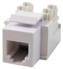 RJ11/12 Keystone Jack, 110 Type, White - 43-008WH - Computer Network Accessories, Inc.