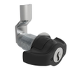 VISE ACTION® Compression Latch, Large Size, Wing, Zinc Alloy, Powder Coated, Black, 21 mm  Grip - E3-1051-035 - Southco