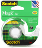 3M Scotch 122 Magic Clear Office Tape - 3/4 in Width x 650 in Length - 01113 - 021200-01113 - R. S. Hughes Company, Inc.