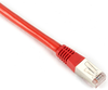 25FT Red CAT6 400MHz Patch Cable F/UTP CM Solid RJ-45 -- EVNSL0606MS-0025 - Image