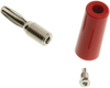 Banana Plug, 15A, Stud, Red; Gender Abbatron Hh Smith - 82T5297 - Newark, An Avnet Company