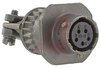 CONNECTOR,CABLE CONNECTING RECEPTACLE W/CABLE CLAMP,CLASS A,5#20 SOCKET CONTACT - 70010683 - Allied Electronics, Inc.