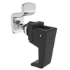 Compression Latch, Lift & Turn, Miniature Size, Handle Style, No Restriction, Non-Locking, Zinc Alloy, Powder Coat, Black - 62-20-15 - Southco