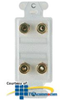 Legrand - On-Q Universal Dual Speaker Strap - F9005-WH - TelephoneStuff.com