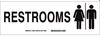 Restroom Sign - 70508 - Brady Corporation