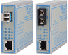 10/100/1000 Copper to 100/1000X Fiber Ethernet Media Converter -- FlexPoint™ GX/T - Image