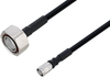 Outdoor Rated 7/16 DIN Male to NEX10 Male Low PIM Cable 12 Inch Length Using SPO-250 Coax Using Times Microwave Parts - PE3C6344-12 - Pasternack