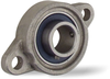 Zinc Aluminum Mini 2 Bolt Flange - Set Screw KFL Mounted Unit Miniature Bearings -- KFL000-10MM/120D - Image