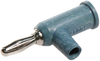 Banana Jack, 15A, Screw, Blue; Gender Pomona - 96B4886 - Newark, An Avnet Company
