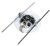 Pre-assembled baffle, 10 oz Loudspeaker & transformer 25/70.7V 4W xfmr/51-8/EZ - EZHD72W - Visual Sound, Inc.