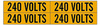 Conduit & Voltage Markers - 44210 - Brady Corporation