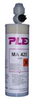 Plexus MA425 Blue Base (Part B) Methacrylate Adhesive - 380 ml Cartridge - PLEXUS IT151 - R. S. Hughes Company, Inc.
