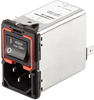 Connector, Power Entry, Plug, 10A, 250Vac; Current Rating Schaffner - 53W8153 - Newark, An Avnet Company