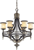 2431/6 Mid. Chandeliers-Glass Up - 499322 - Capital Lighting, Inc.