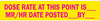 Radiation: Nuclear-Insert Sign -- 93637